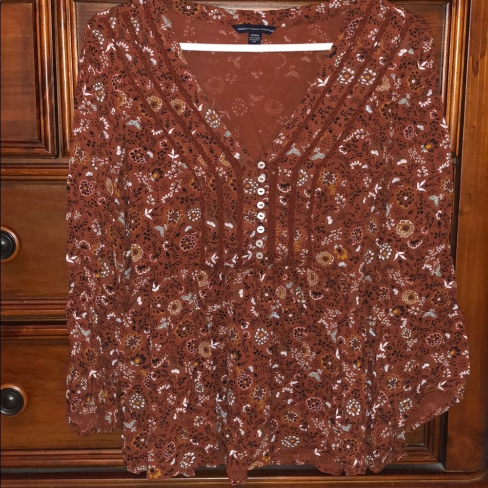 American Eagle blouse-like top